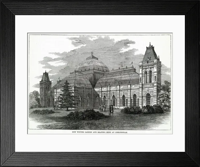 Framed Print : New Winter Garden & Skating Rink at Cheltenham Framed Print : New Winter Garden & Skating Rink at Cheltenham