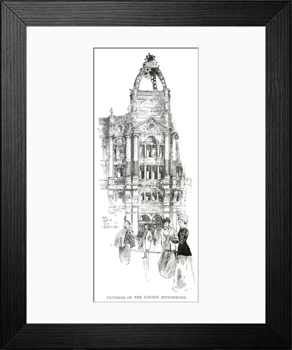 Framed Print : Exterior of the London Hippodrome Framed Print : Exterior of the London Hippodrome