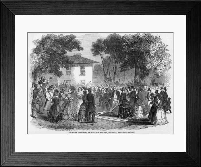Framed Print : Lady Eliza Deane at Dundanion, 1847 Framed Print : Lady Eliza Deane at Dundanion, 1847