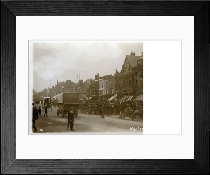 Framed Print : Market Place Framed Print : Market Place