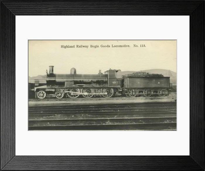 Framed Print : Highland Railway Engine No HR 113 Framed Print : Highland Railway Engine No HR 113