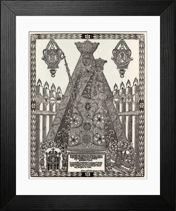 Framed Print : Miracle Picture of Einsiedeln Framed Print : Miracle Picture of Einsiedeln
