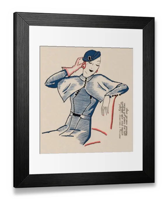 Framed Print : Fashion model Framed Print : Fashion model
