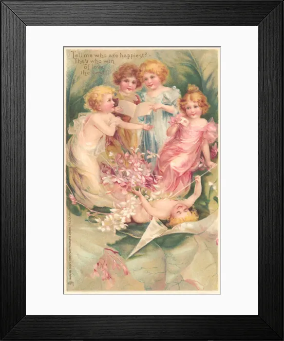 Framed Print : Fantasy cherubs Framed Print : Fantasy cherubs