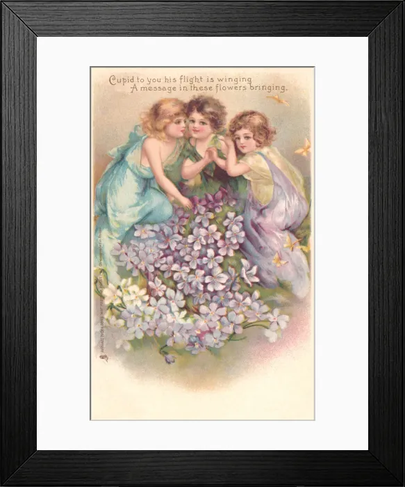 Framed Print : Fantasy cherubs Framed Print : Fantasy cherubs