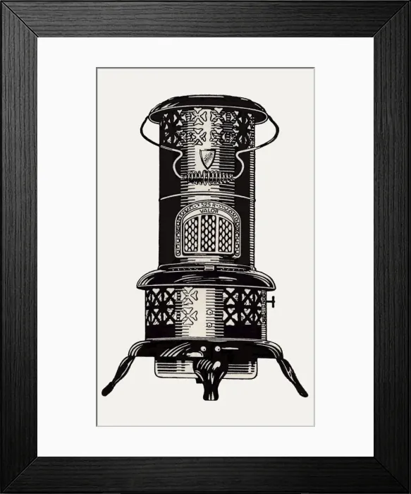 Framed Print : Valor stove Framed Print : Valor stove