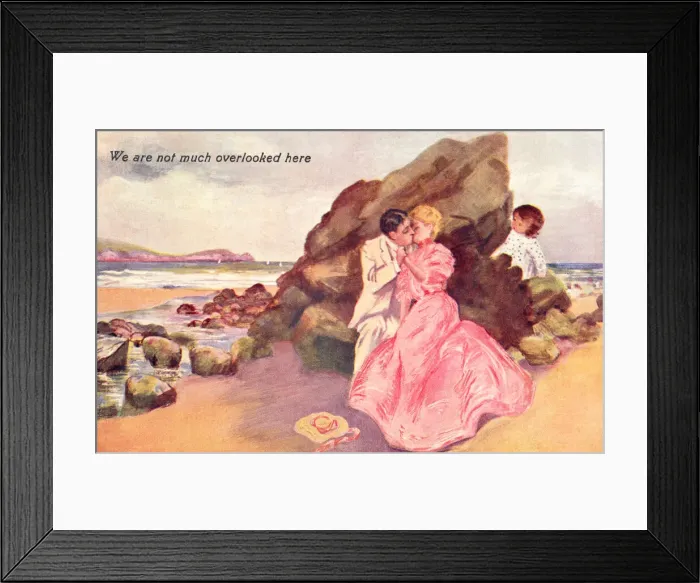 Framed Print : Seaside scene Framed Print : Seaside scene