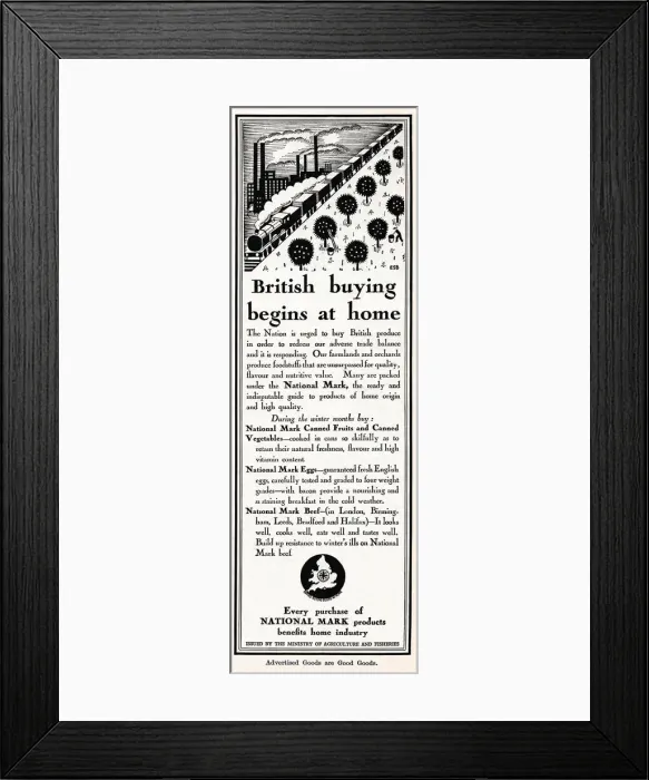 Framed Print : National Mark Framed Print : National Mark