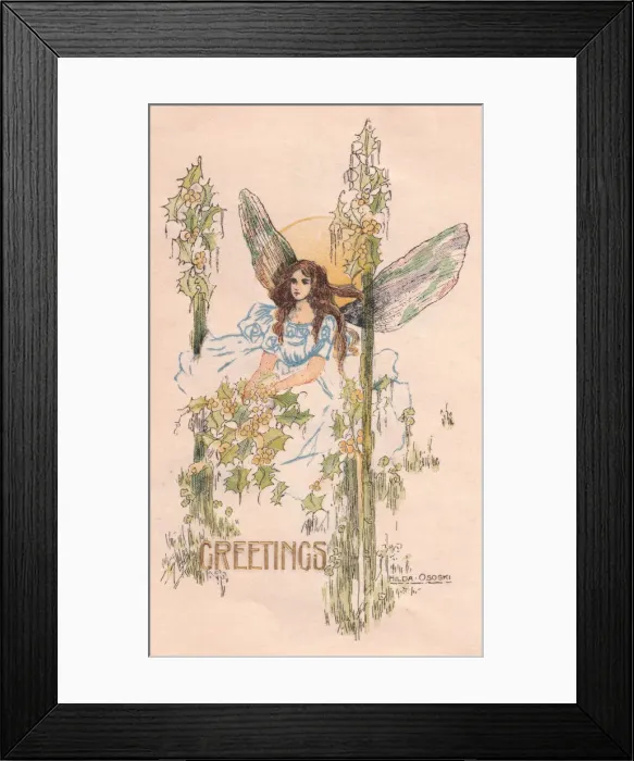 Framed Print : Hilda Ososki fairies Framed Print : Hilda Ososki fairies