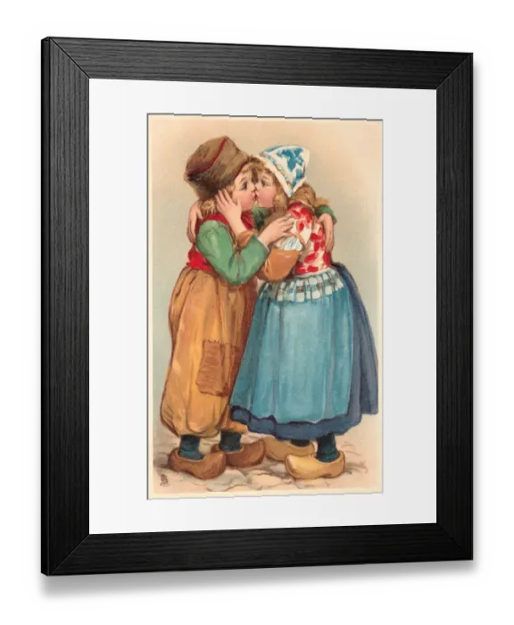 Framed Print : Passionate couple Framed Print : Passionate couple