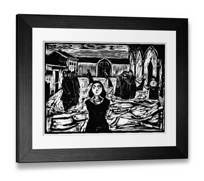 Framed Print : Edvard Munch Framed Print : Edvard Munch
