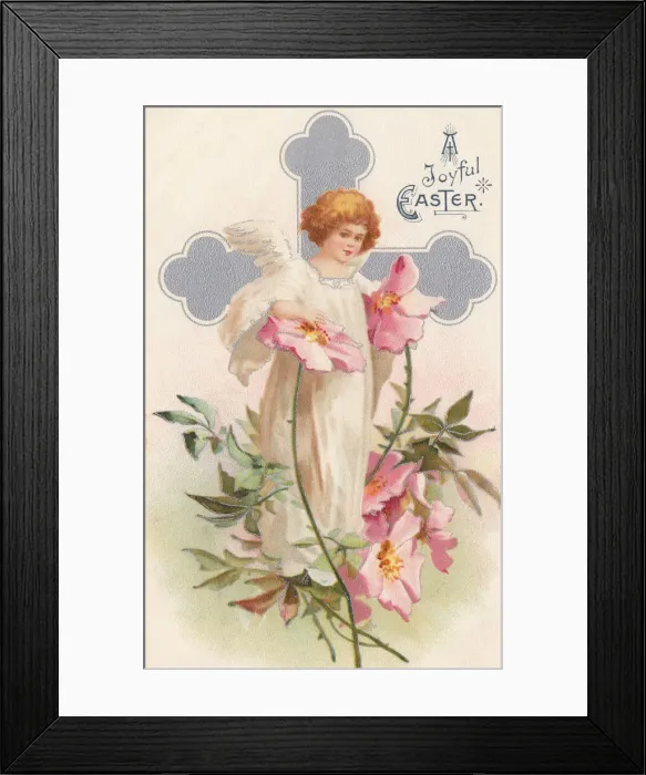 Framed Print : Easter cherub