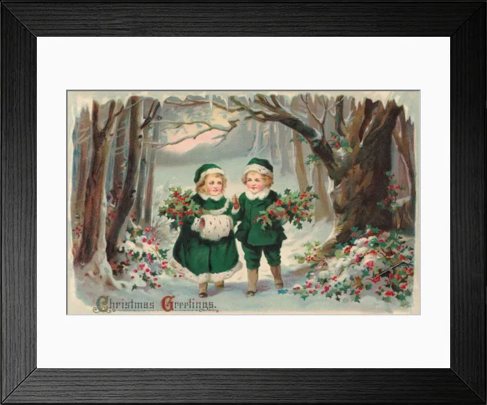 Framed Print : Christmas children Framed Print : Christmas children