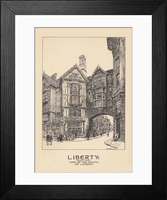 Framed Print : Liberty & Co Framed Print : Liberty & Co