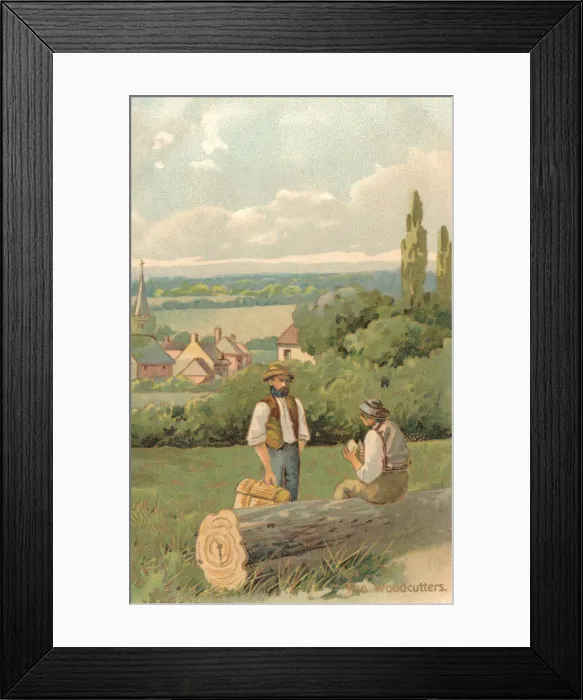 Framed Print : Woodcutters Framed Print : Woodcutters