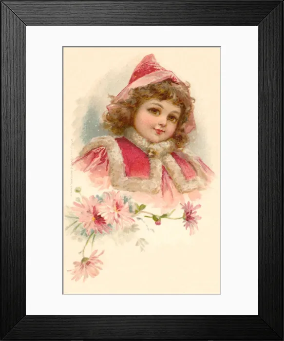 Framed Print : Girl in a bonnet Framed Print : Girl in a bonnet