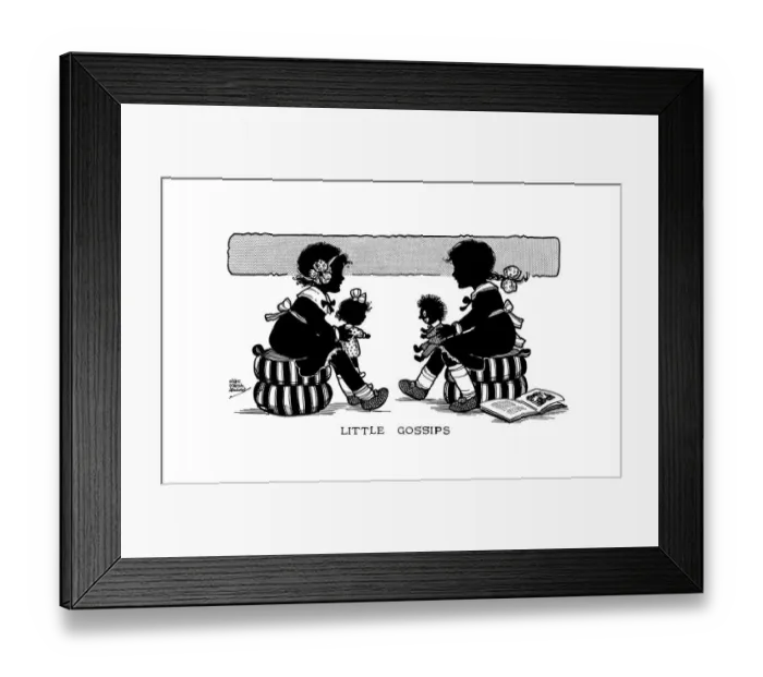 Framed Print : Chattering girls Framed Print : Chattering girls