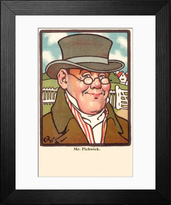 Framed Print : Mr Pickwick Framed Print : Mr Pickwick