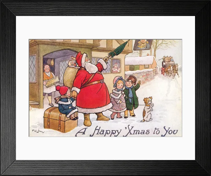 Framed Print : Santa Claus Framed Print : Santa Claus