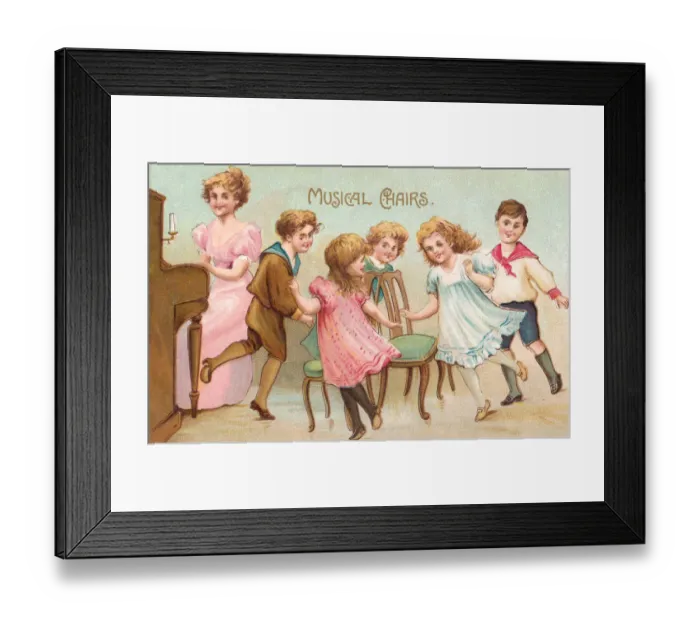 Framed Print : Musical chairs Framed Print : Musical chairs