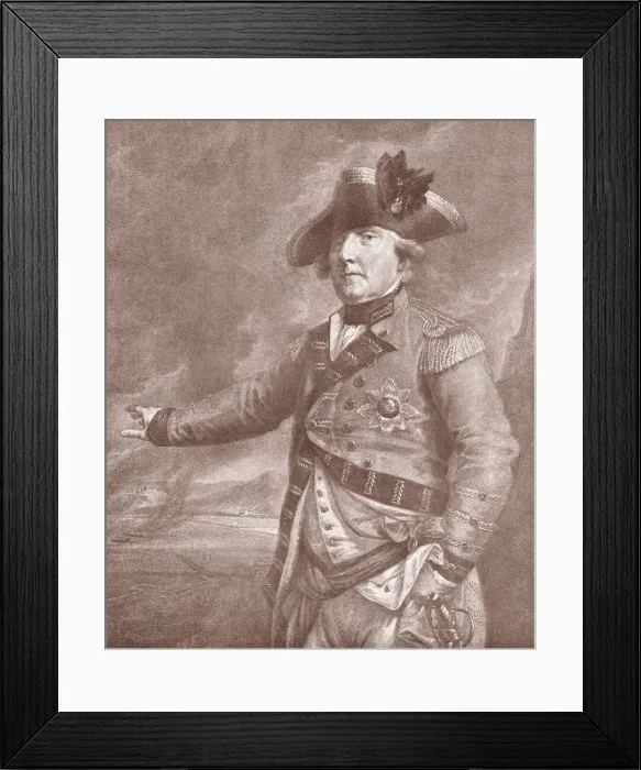 Framed Print : Military. George Augustus Elliot (Lord Heathfield) Framed Print : Military. George Augustus Elliot (Lord Heathfield)