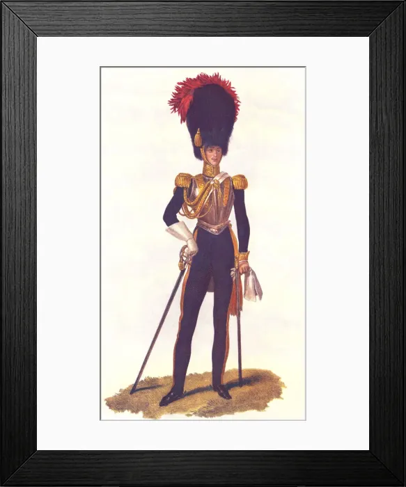 Framed Print : Military. Everard William Bouverie. Colonel of the Royal Horse Guards, 1845-1853 Framed Print : Military. Everard William Bouverie. Colonel of the Royal Horse Guards, 1845-1853