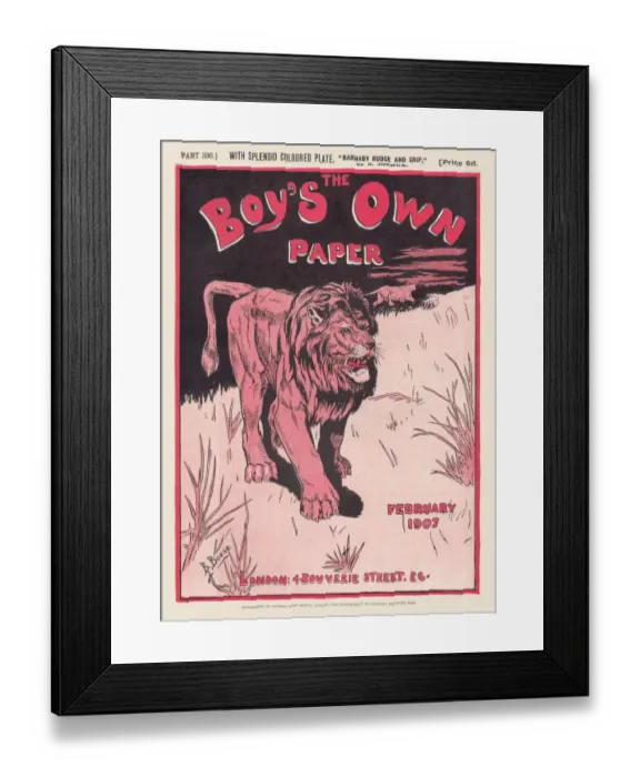 Framed Print : Boys Own Paper Framed Print : Boys Own Paper