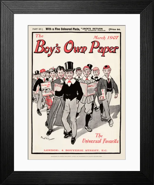 Framed Print : Boys Own Paper Framed Print : Boys Own Paper