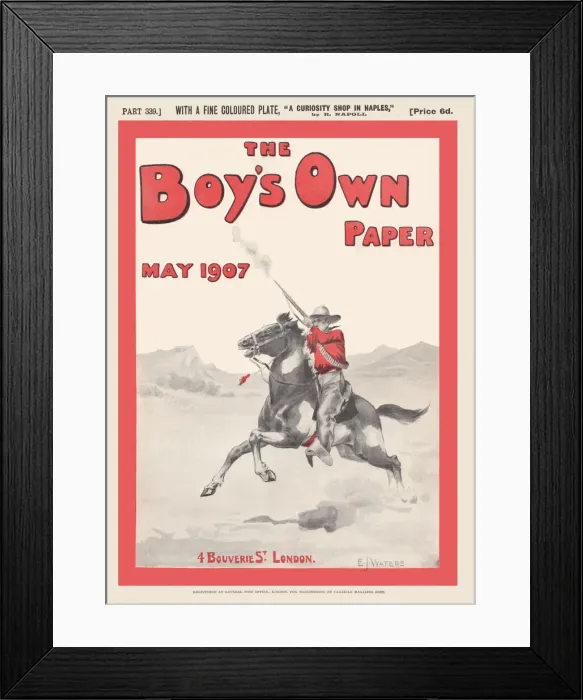 Framed Print : Boys Own Paper Framed Print : Boys Own Paper