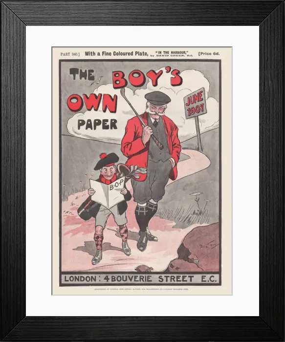 Framed Print : Boys Own Paper Framed Print : Boys Own Paper