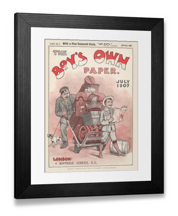Framed Print : Boys Own Paper Framed Print : Boys Own Paper
