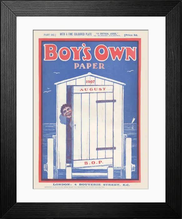 Framed Print : Boys Own Paper Framed Print : Boys Own Paper