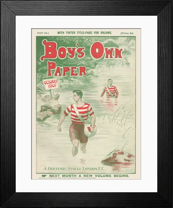 Framed Print : Boys Own Paper Framed Print : Boys Own Paper