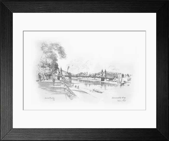 Framed Print : London Bridges 1902  /  3