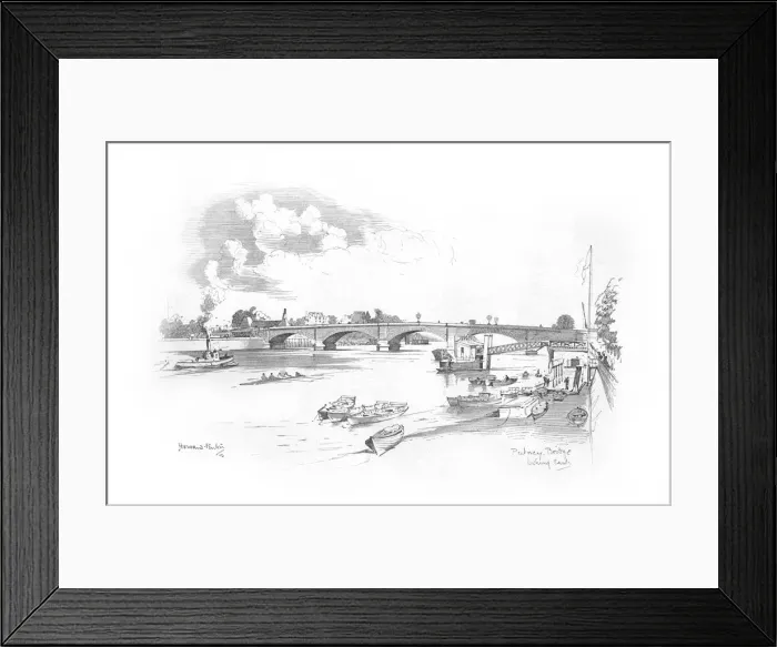 Framed Print : London Bridges 1902 / 3 Framed Print : London Bridges 1902 / 3