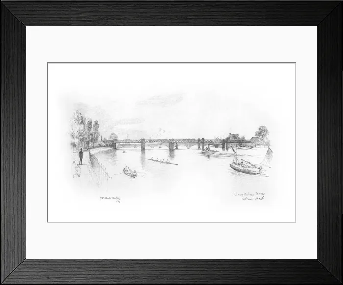 Framed Print : London Bridges 1902 / 3 Framed Print : London Bridges 1902 / 3