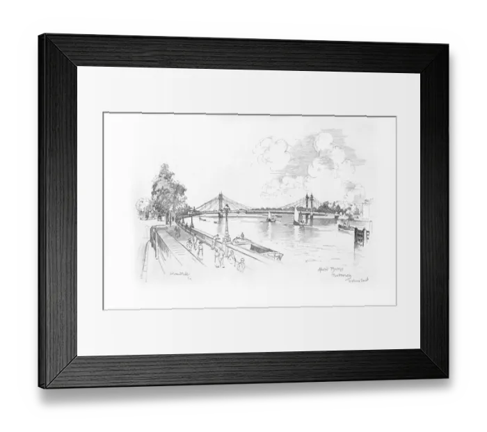 Framed Print : London Bridges 1902 / 3 Framed Print : London Bridges 1902 / 3