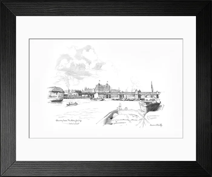 Framed Print : London Bridges 1902 / 3 Framed Print : London Bridges 1902 / 3