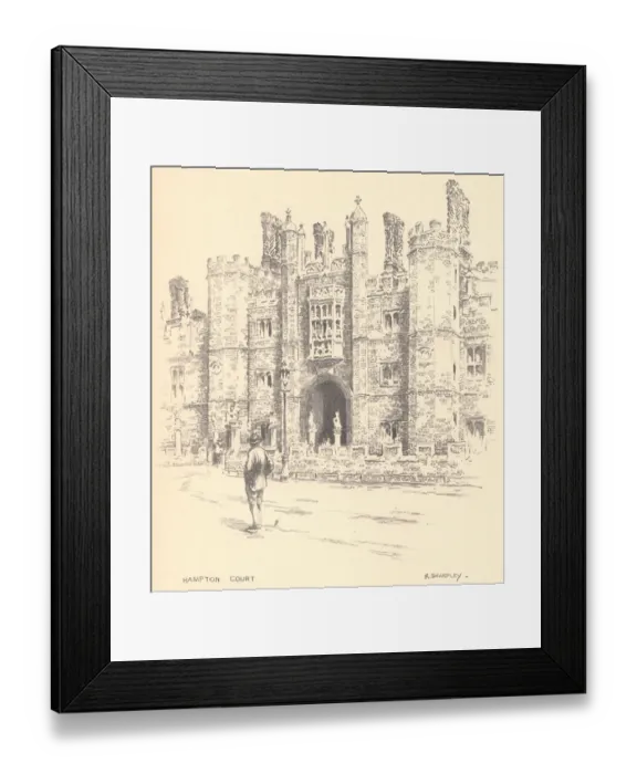 Framed Print : Sketches along the Thames Framed Print : Sketches along the Thames