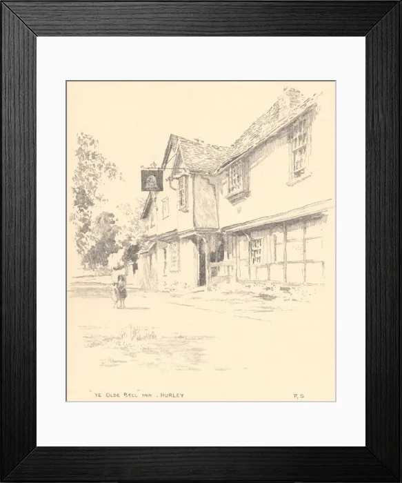 Framed Print : Sketches along the Thames Framed Print : Sketches along the Thames