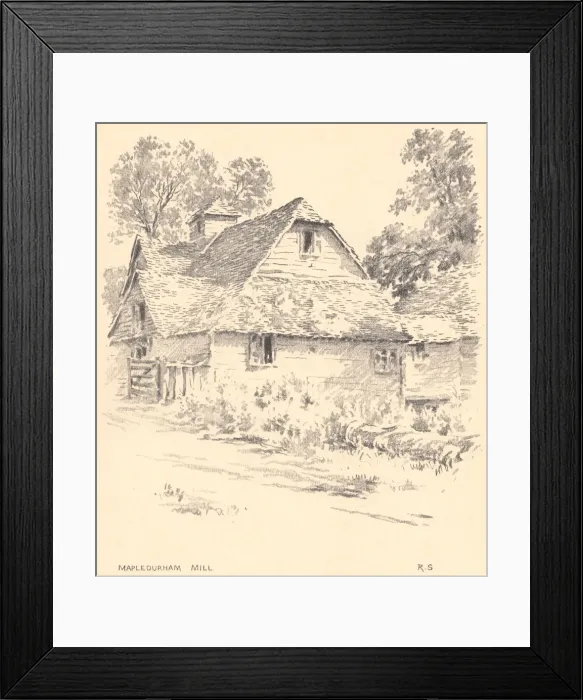 Framed Print : Sketches along the Thames Framed Print : Sketches along the Thames