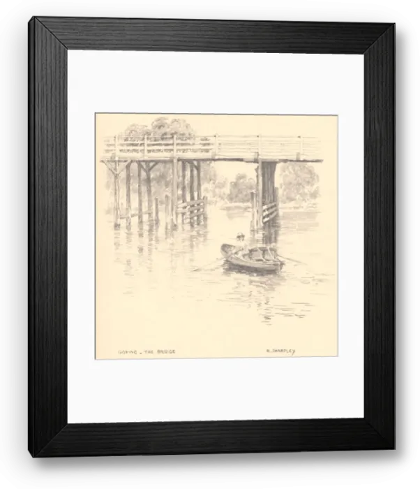 Framed Print : Sketches along the Thames Framed Print : Sketches along the Thames