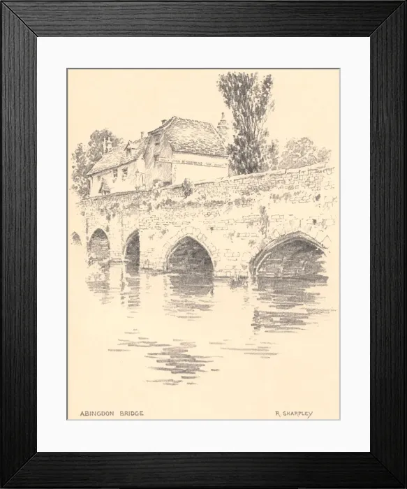 Framed Print : Sketches along the Thames Framed Print : Sketches along the Thames