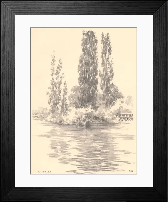 Framed Print : Sketches along the Thames Framed Print : Sketches along the Thames