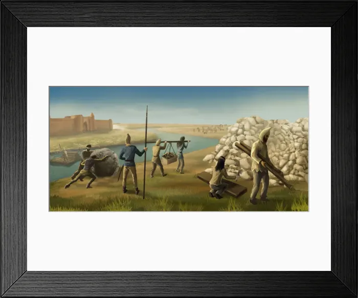 Framed Print : Saka. The burial mound builders Framed Print : Saka. The burial mound builders