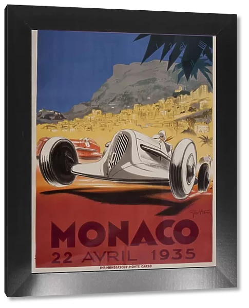 Poster, 7th Grand Prix, Monaco, April 1935