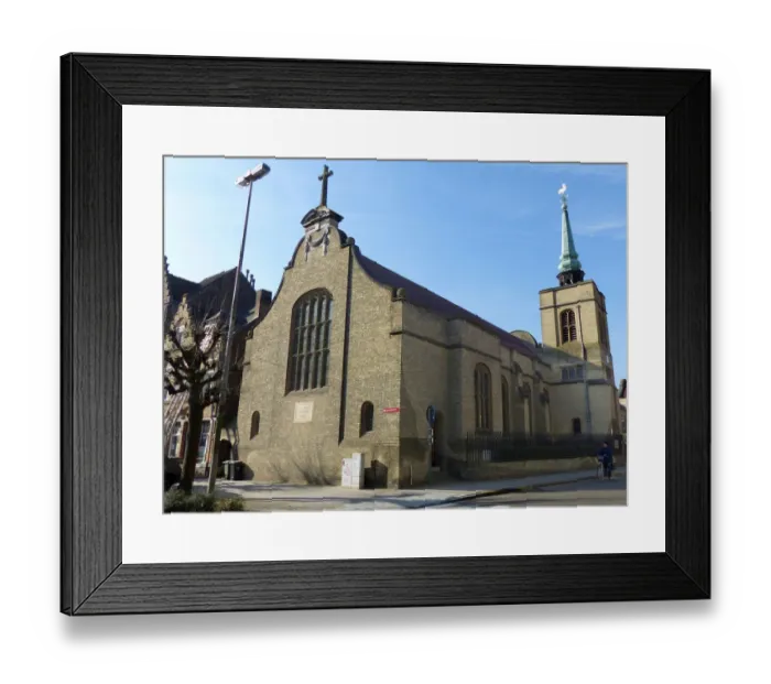 Framed Print : Exterior St Georges Memorial Church, Ypres Framed Print : Exterior St Georges Memorial Church, Ypres