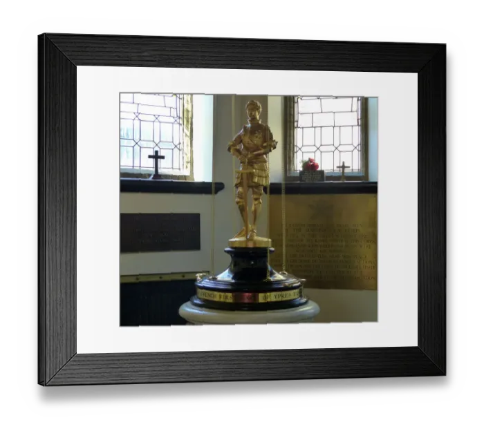 Framed Print : Earl French Memorial Font, St Georges Church, Ypres Framed Print : Earl French Memorial Font, St Georges Church, Ypres
