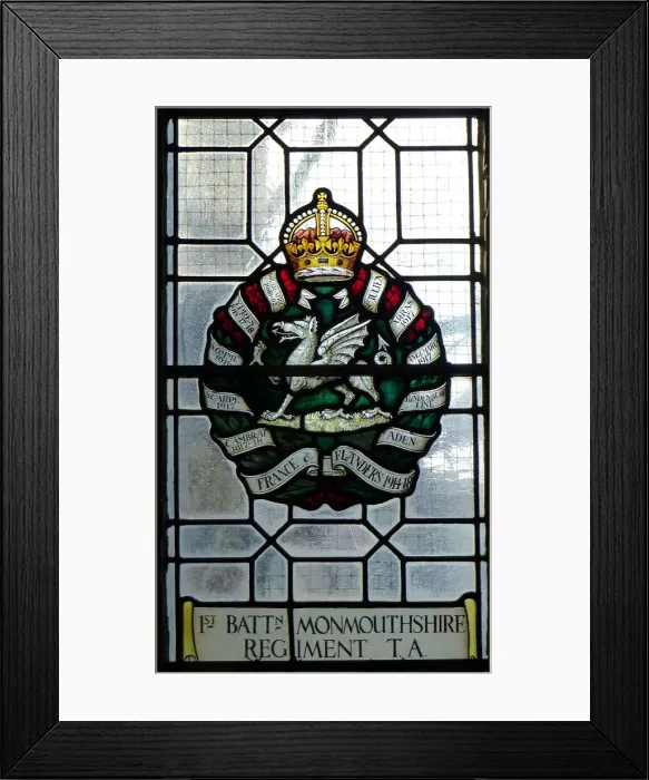 Framed Print : SGW 1st Bn Monmouthshire Regt, St Georges Church Framed Print : SGW 1st Bn Monmouthshire Regt, St Georges Church