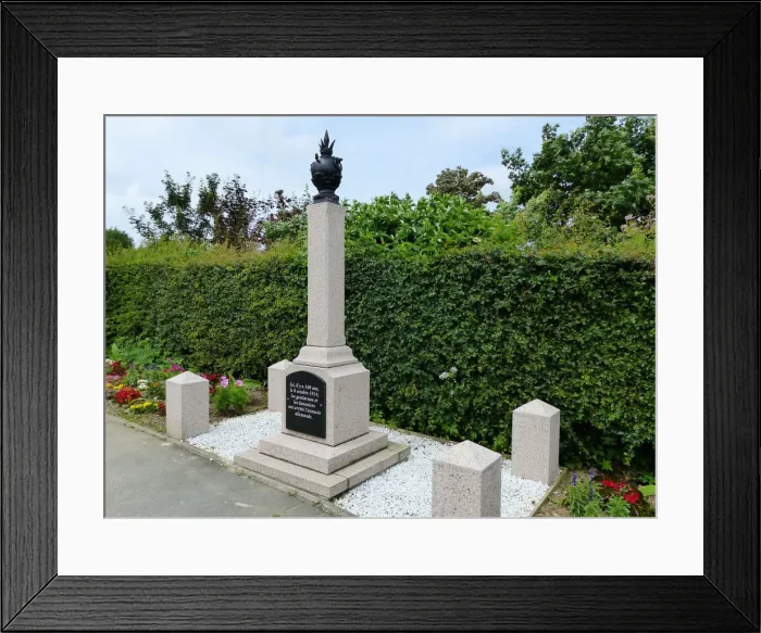 Framed Print : Gendarmerie & Customs Officers Memorial, Mont Cassel Framed Print : Gendarmerie & Customs Officers Memorial, Mont Cassel